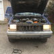 Can you tell which headlight is still original? Lol